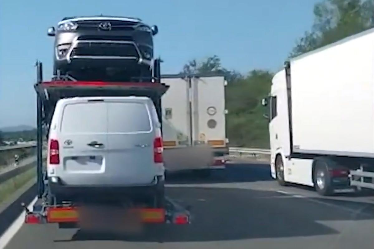 Els Mossos denuncien un camioner per avançar dos tràilers pel carril de l’esquerra a l’AP-7