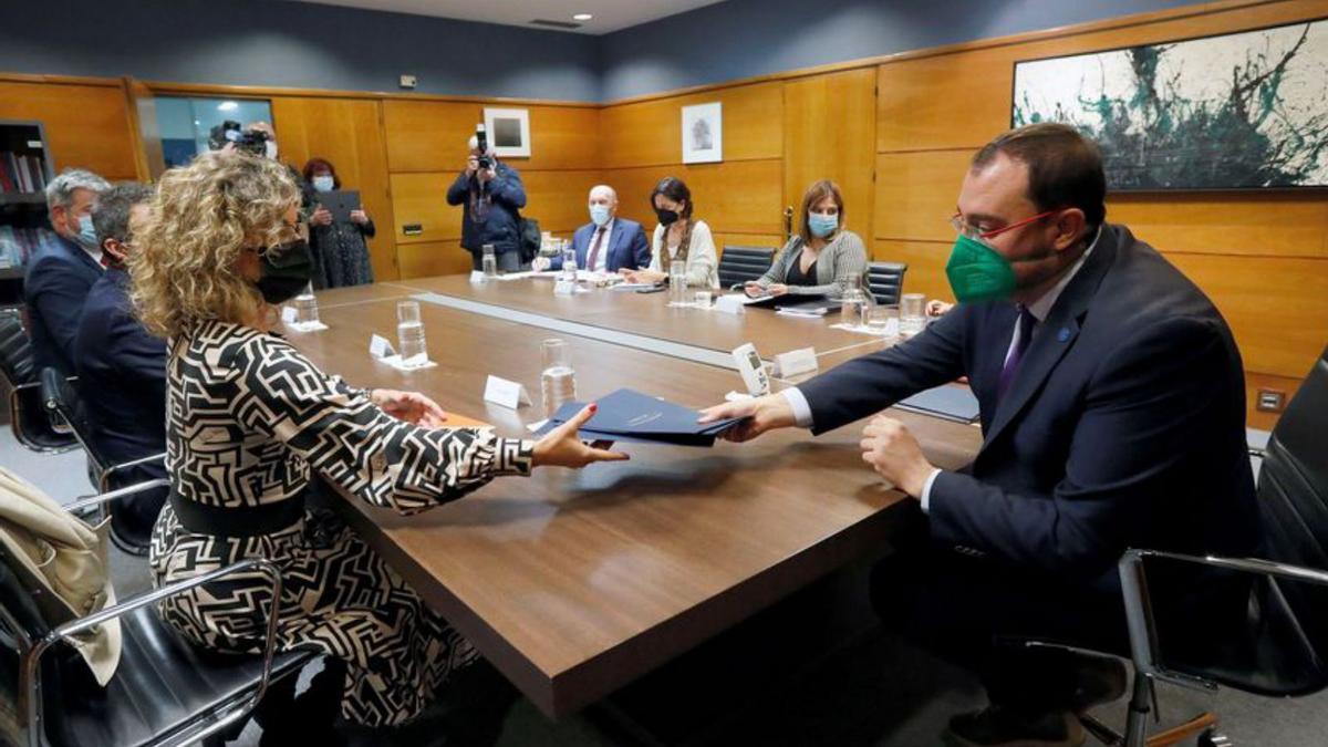 Con la delegación de Ciudadanos, junto a Susana Fernández.