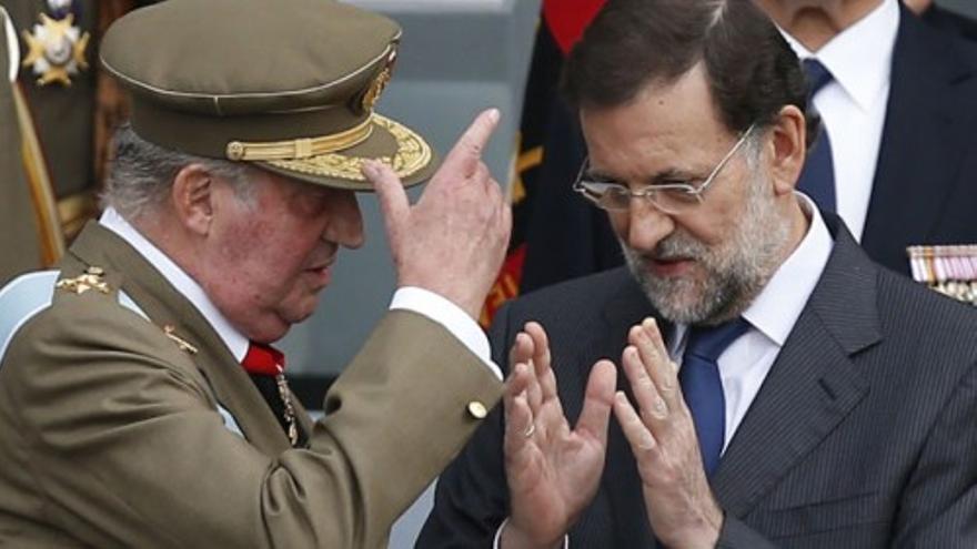 El Rey reprende a Rajoy por las palabras de Wert