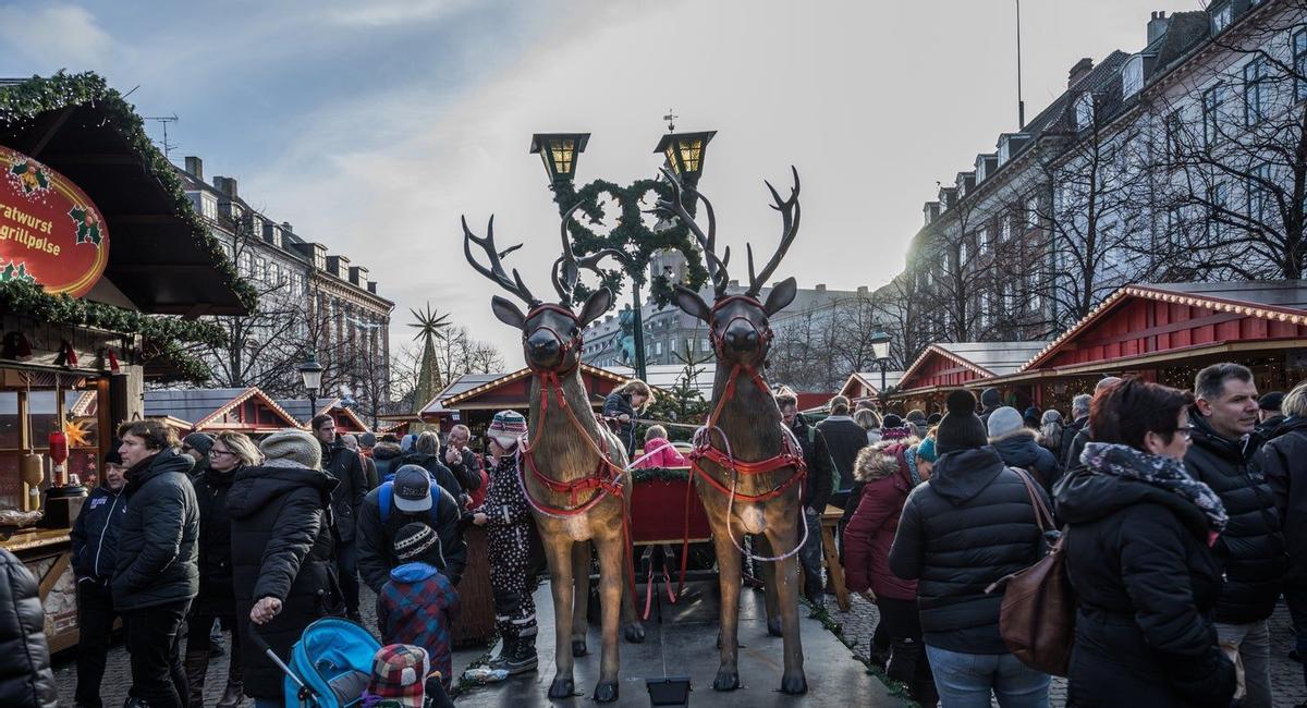 Mercado de navidad en Copenhague