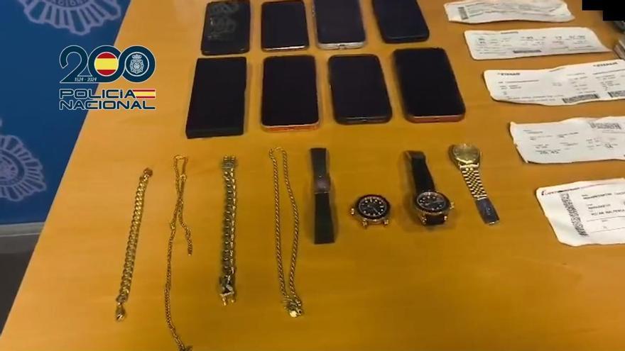 Cae en Calp una banda que robaba relojes de lujo de hasta medio millón de euros (vídeo)