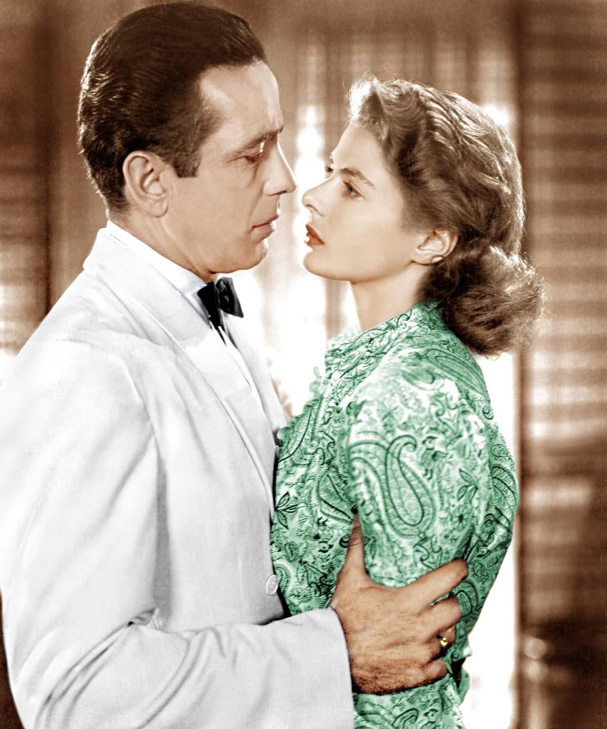 Humphrey Bogart e Ingrid Bergman en la película 'Casablanca'