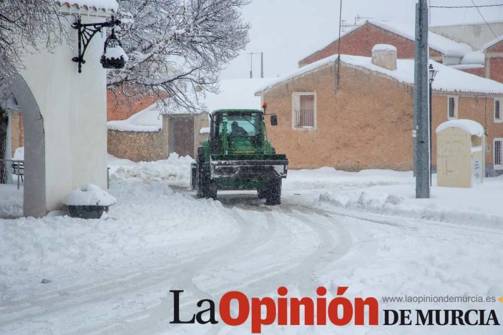 Nieve en El Sabinar (Moratalla)