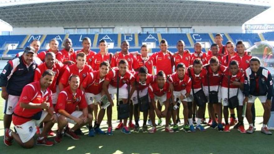 Foto de la plantilla de los integrantes de la selección panameña Sub-17.