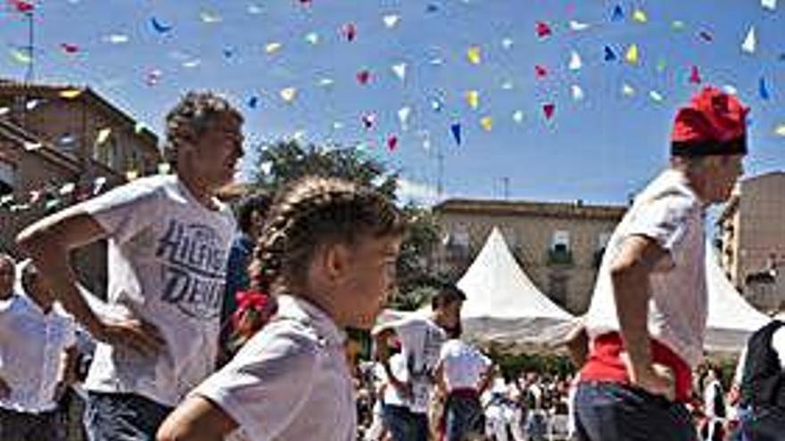 Un moment del ball de cascavells de l&#039;edició de la festa de l&#039;any passat