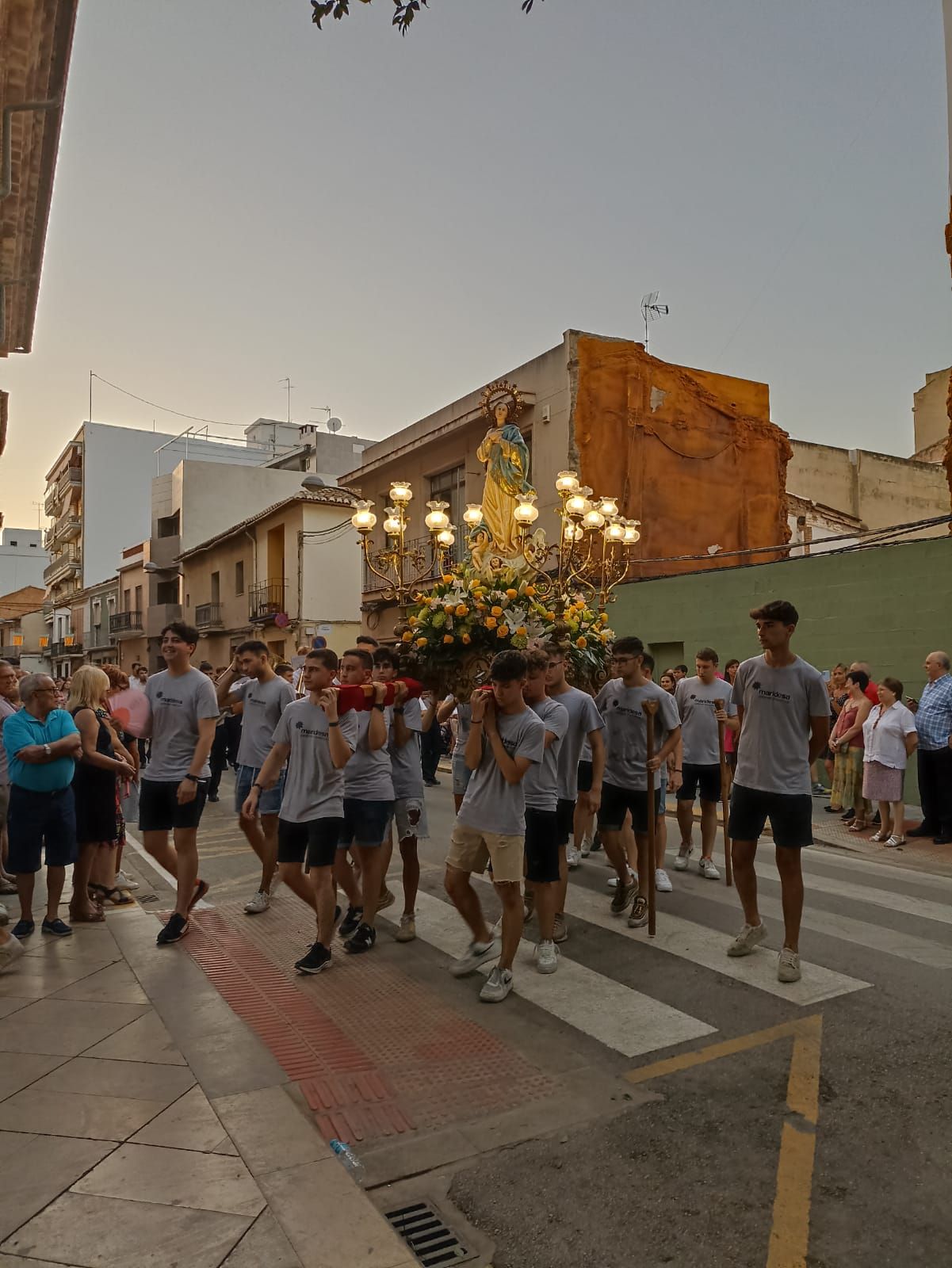 Procesión de la Inmaculada en Foios.