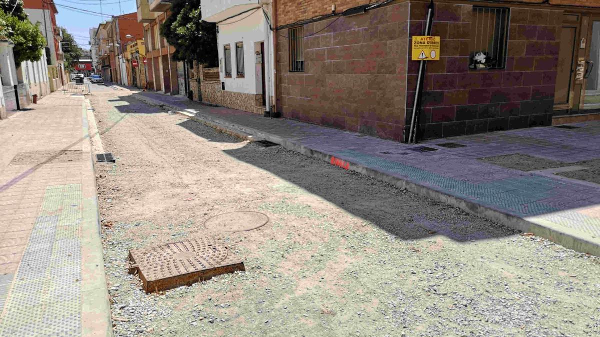 Un dels carrers de l&#039;Eixample de Palamós afectats pel projecte