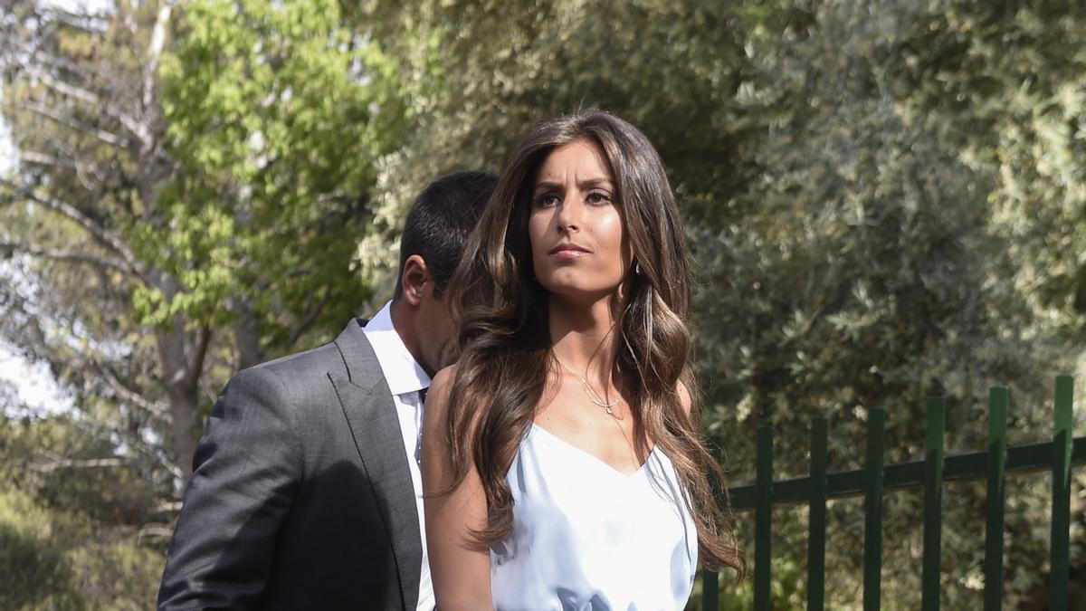 El look de Ana Boyer en la boda de Sara Verdasco y Manuel Carmona