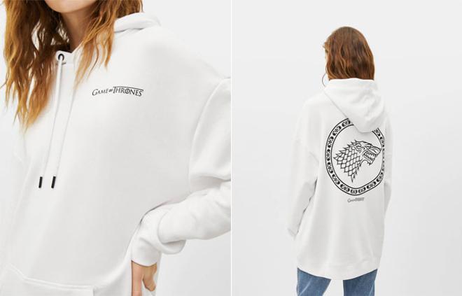 Sudadera unisex de 'Juego de Tronos', de Bershka