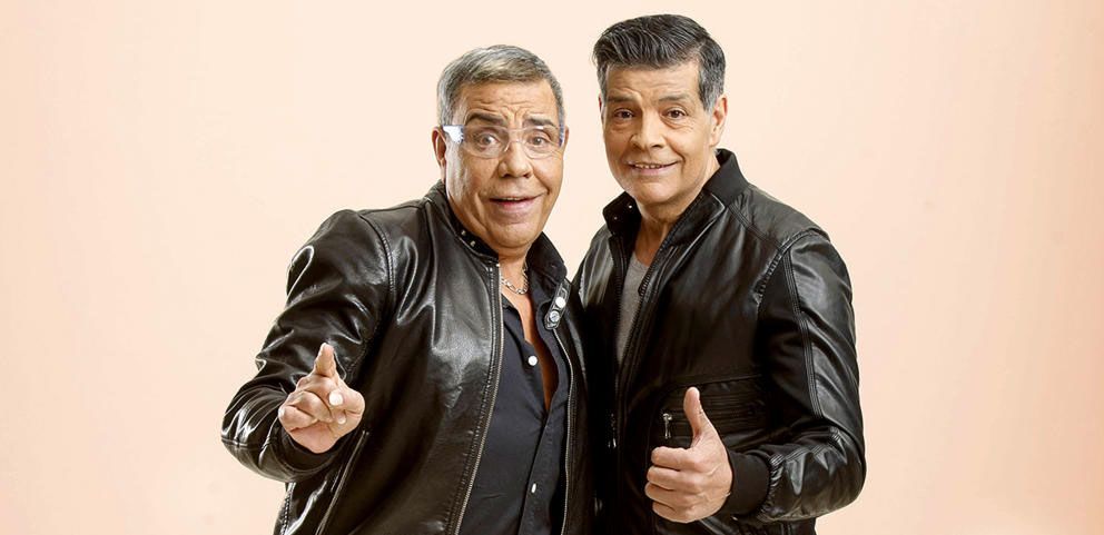 José y Juan Salazar, cantantes de Los Chunguitos.