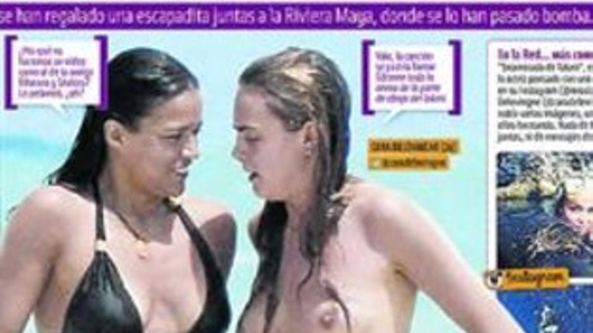 Delevingne  y Michelle Rodríguez, amor en el Caribe_MEDIA_1