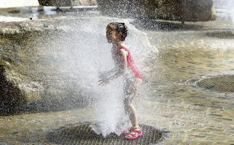 Domingo de calor en Zaragoza