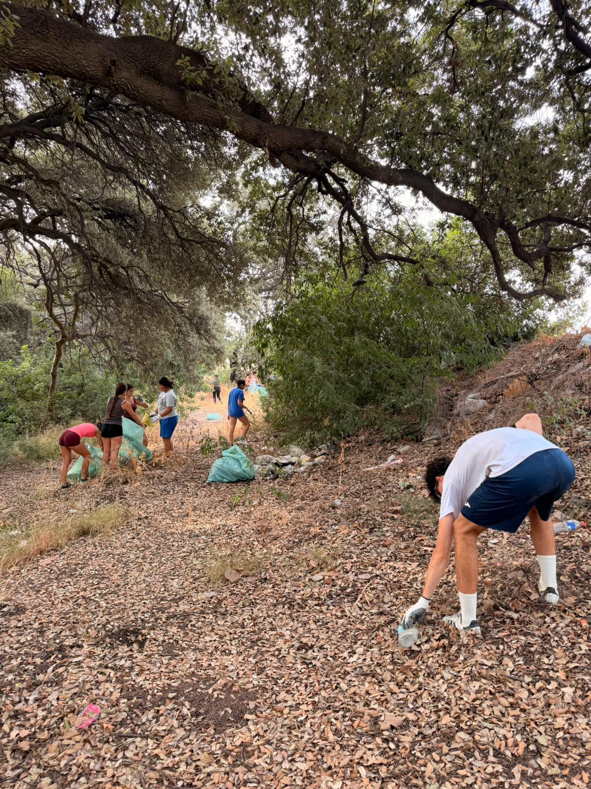 Las imágenes de la jornada de limpieza en el torrente de Almadrà
