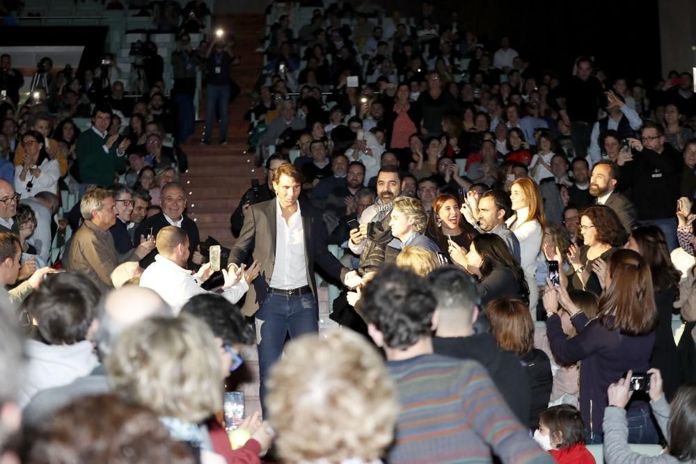 Así fue el paso de Nadal por el Auditorio Mar de Vigo