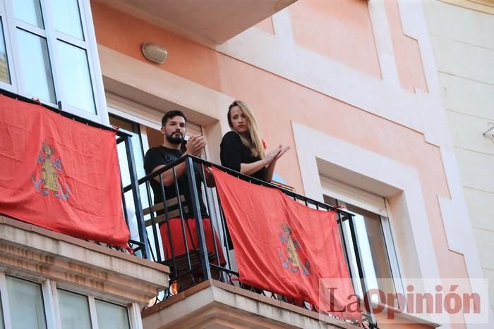Viernes de dolores: Aplausos y salves a la patrona en Cartagena durante el confinamiento