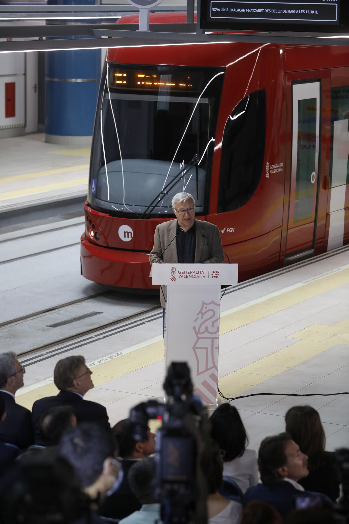 L10, la nueva línea de metro entre el centro y Natzaret, entra en funcionamiento