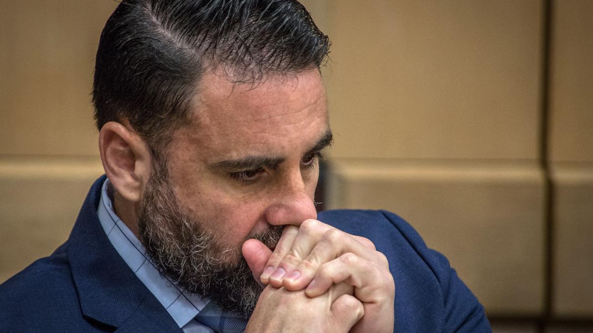 El hispanoestadounidense Pablo Ibar en una audiencia en un tribunal de Fort Lauderdale, Florida (EEUU).