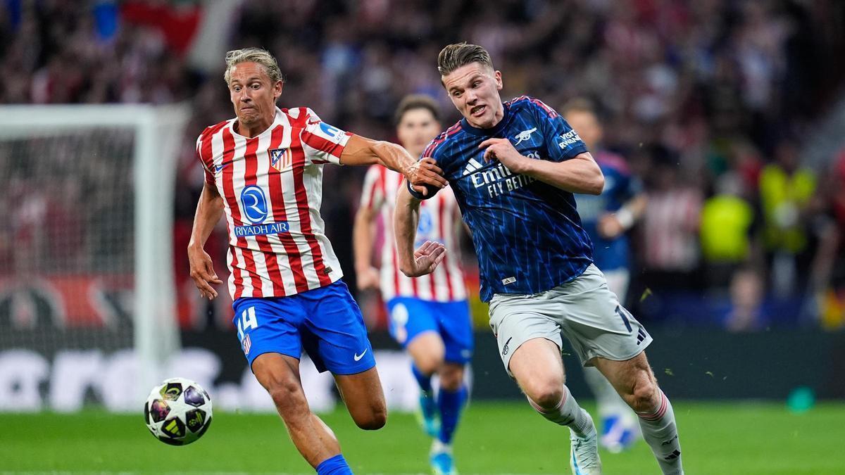 Resumen, goles y highlights del Atlético de Madrid 1 - 1 Arsenal de la ida de semifinales de la Champions League