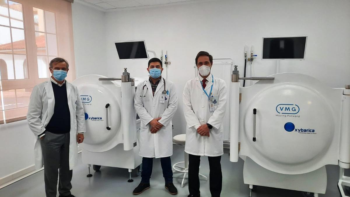 El hospital San Juan de Dios estrena la unidad de Medicina Hiperbárica