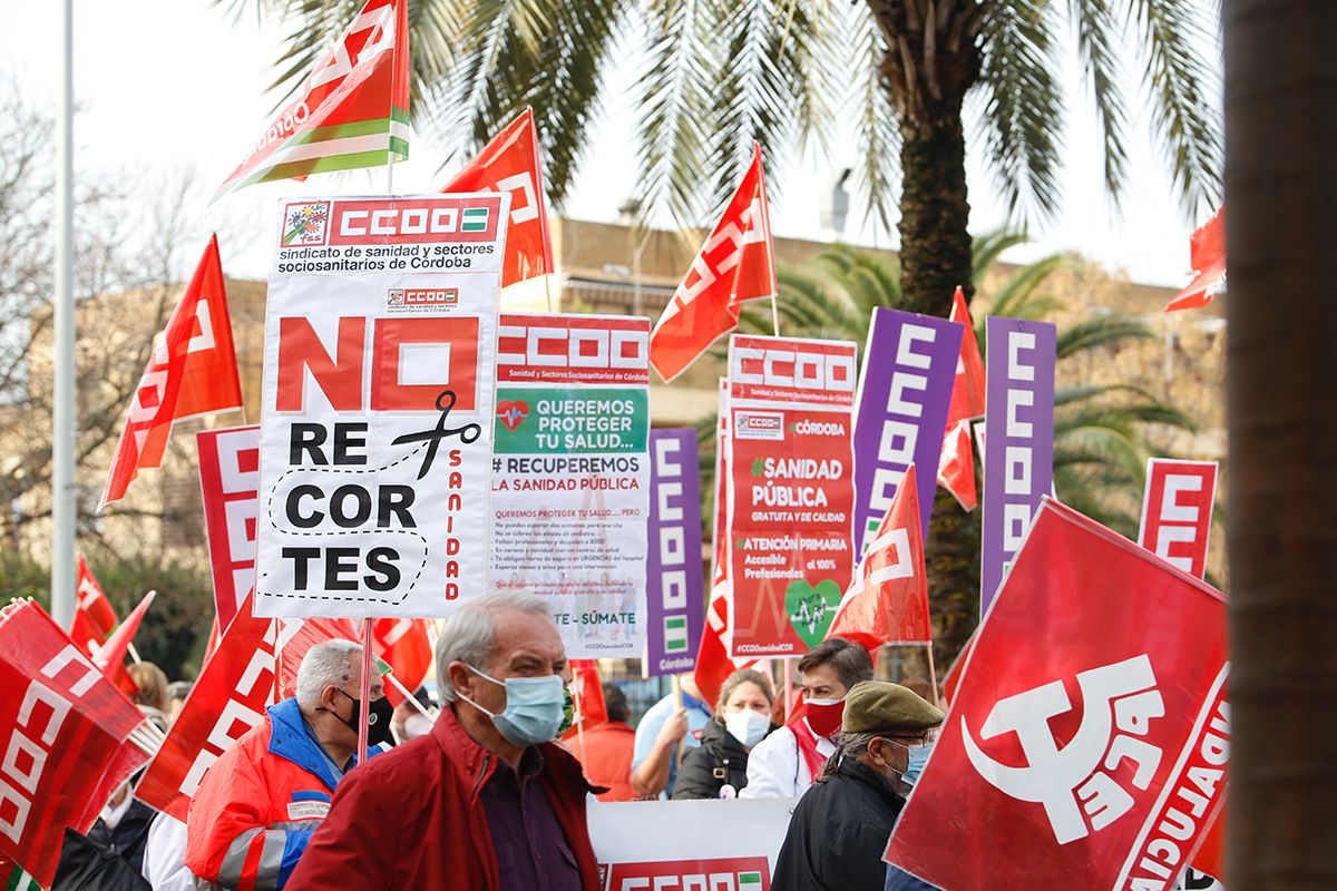 Manifestación en defensa de la sanidad pública