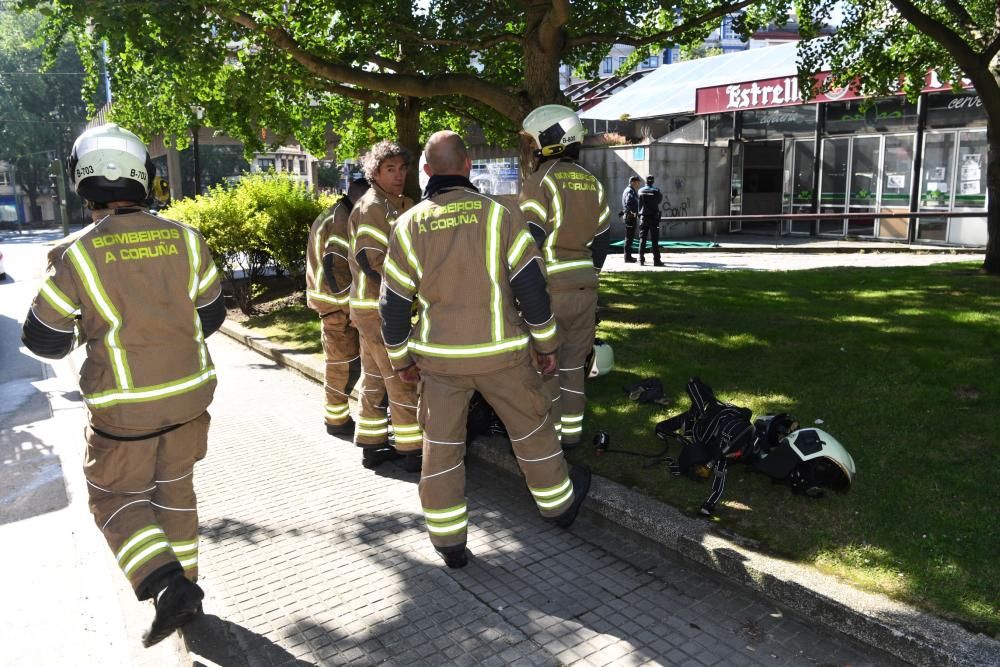 Incendio en el Remanso de Cuatro Caminos