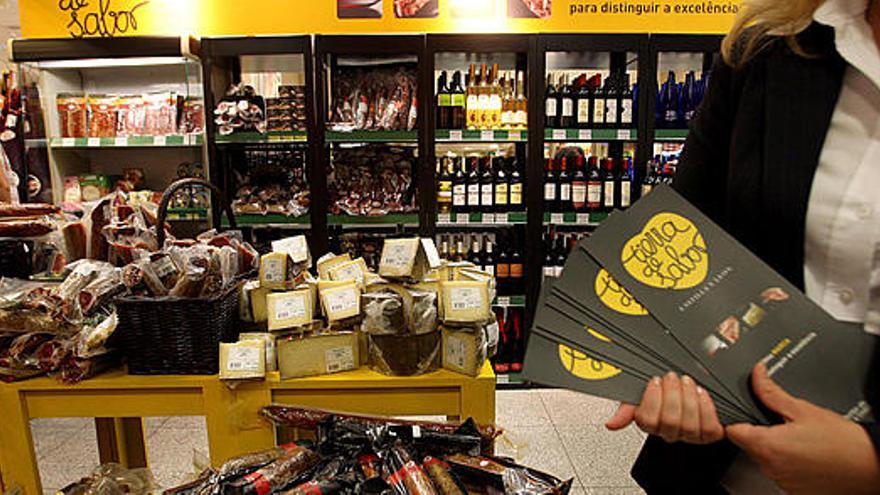 Espacio de Promoción de Tierra de Sabor en Punto de Venta en El Corte Inglés.