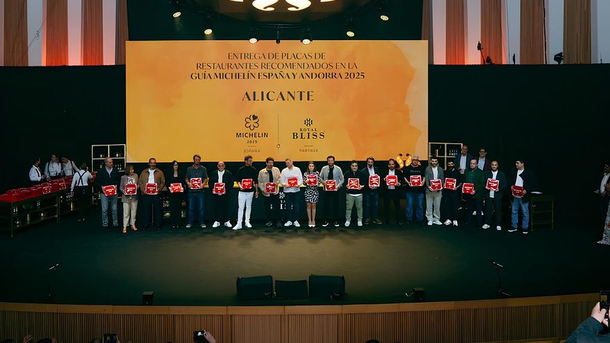 Royal Bliss entrega las placas de los &quot;Restaurantes Recomendados&quot; en la Guía Michelin España 2025