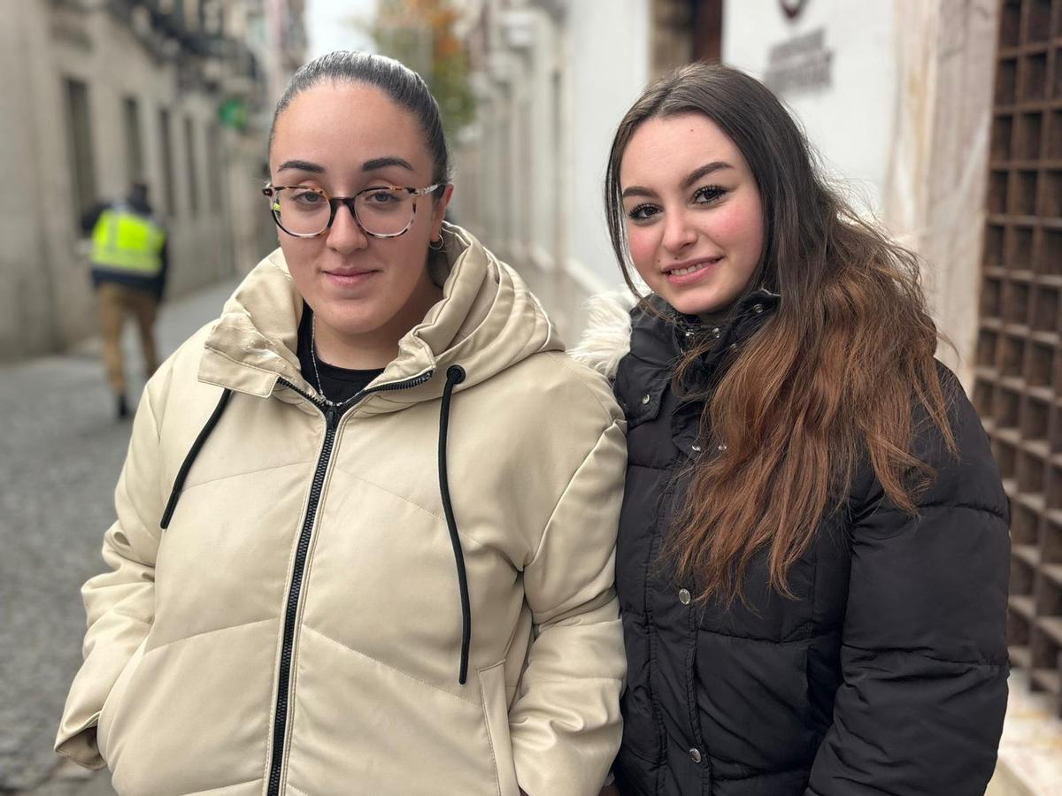 María Corbacho y Gema Pacheco, trabajadoras del restaurante japonés Sibuya.
