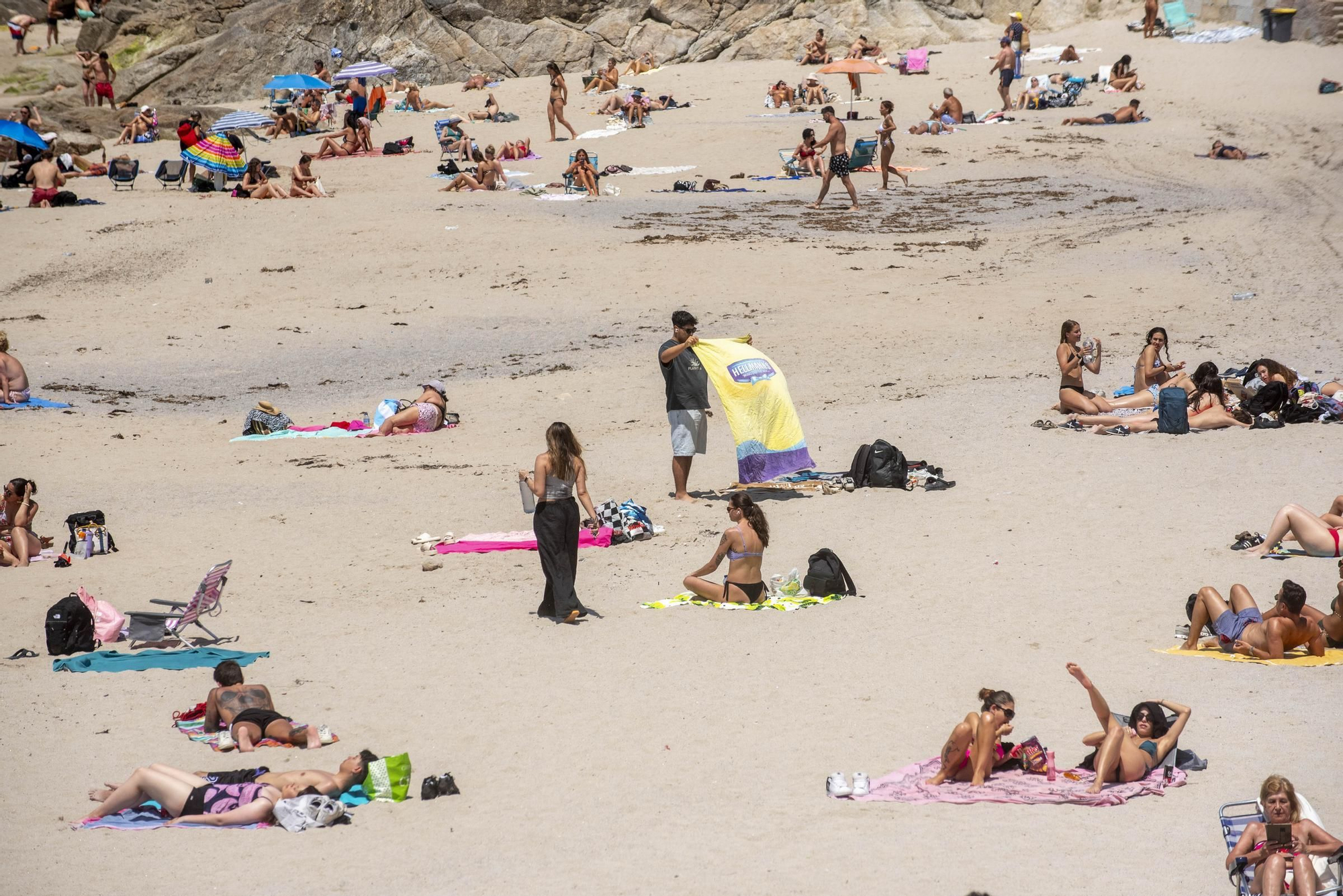 Día de playa en A Coruña