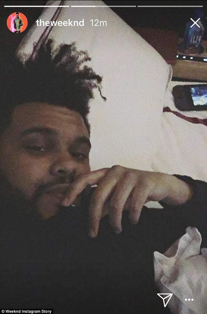 The Weeknd en instagram Stories