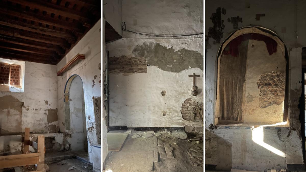 Estado actual de las salas del convento de Santa Clara