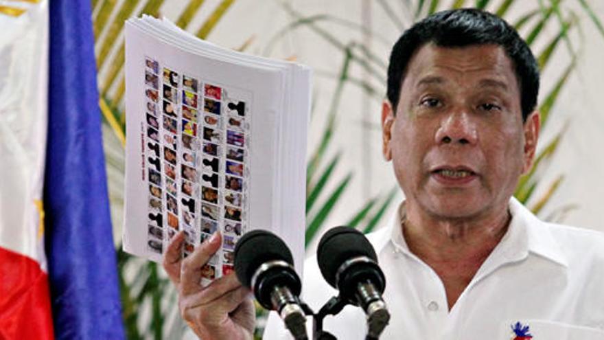 El presidente de Filipinas Rodrigo Duterte.