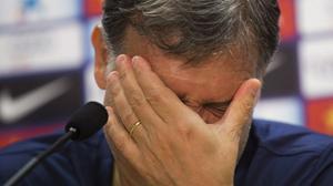 El Tata Martino respon als crítics en roda de premsa.