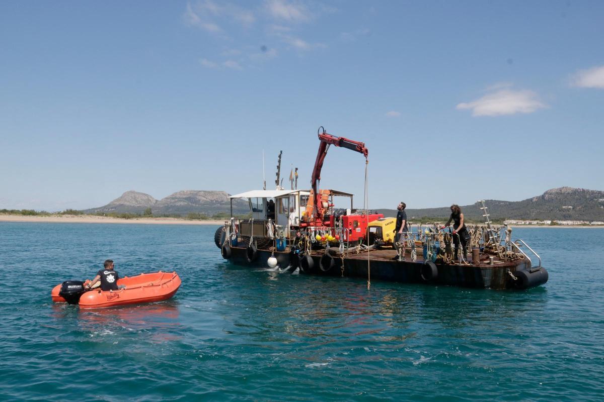 Aliança per treure residus del mar a l'Estartit i a la desembocadura del Ter
