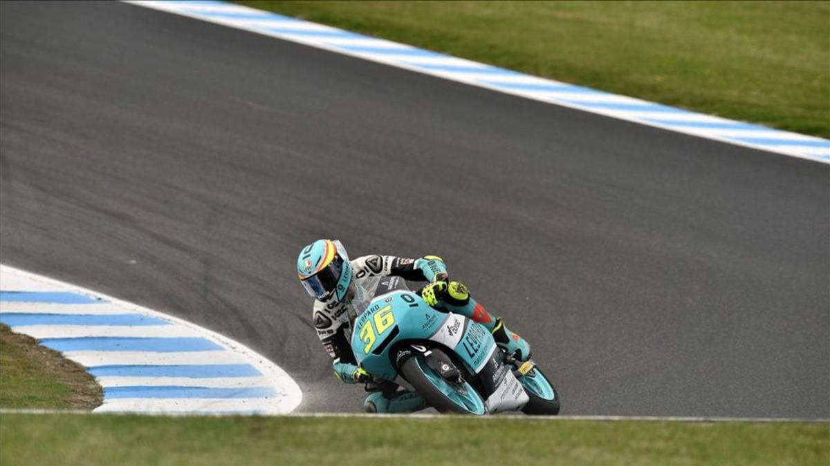 Joan Mir, campeón del mundo de Moto3 en Australia