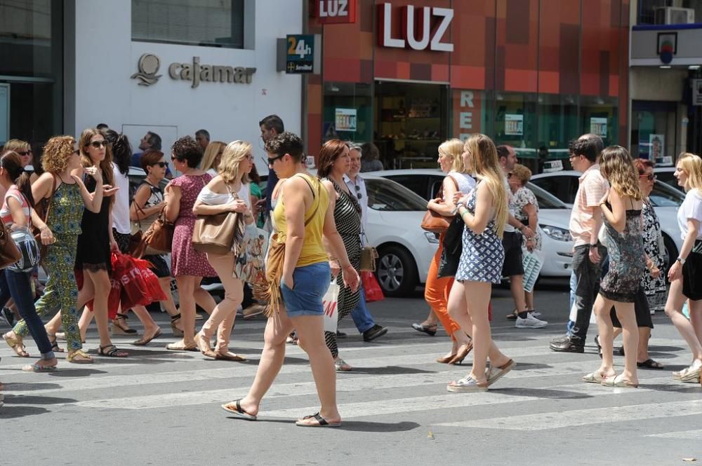 Comienzan las rebajas en Murcia