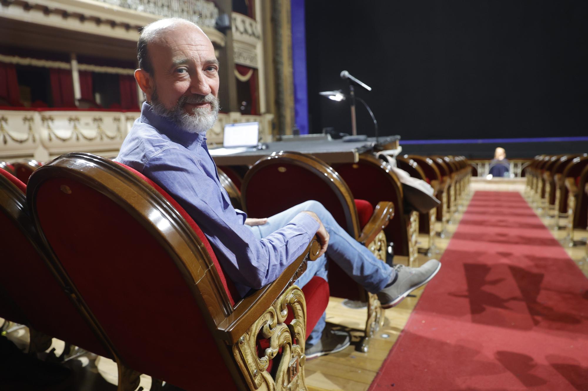 Ensayo de la ópera Don Giovanni en el teatro Campoamor