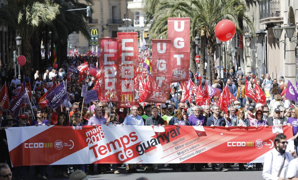 Manifestación 1 de Mayo en València