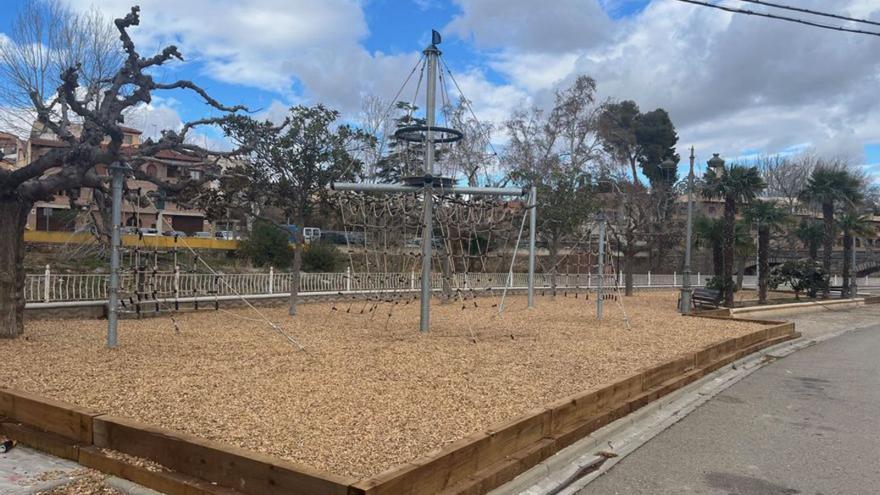 El parque ahora cuenta con otro tipo de juegos de cuerdas. | SERVICIO ESPECIAL