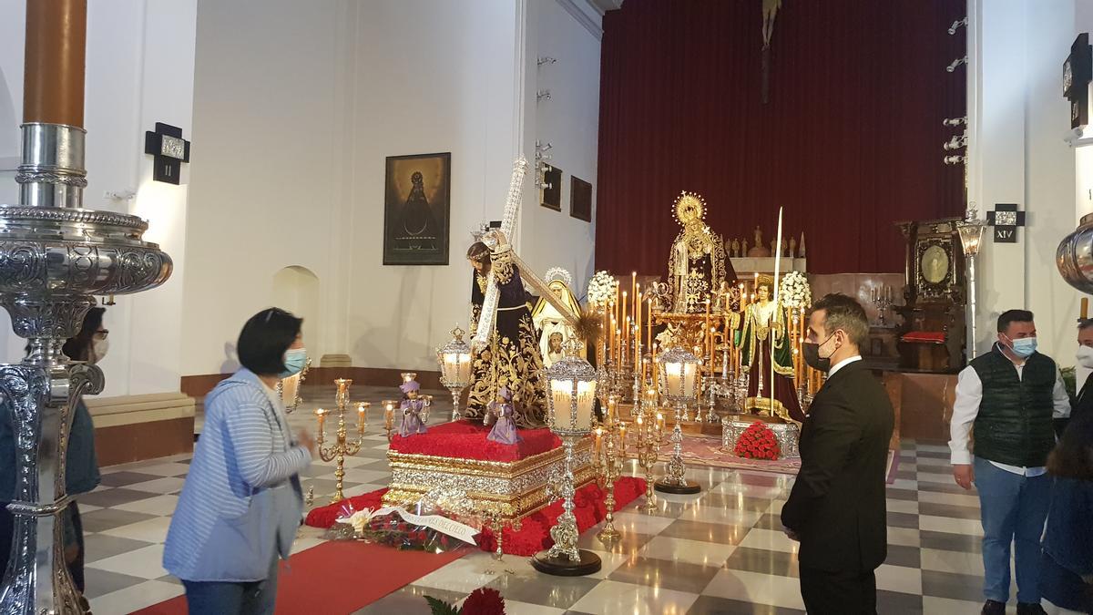 Jesús Nazareno en la iglesia de San Pedro Martir.