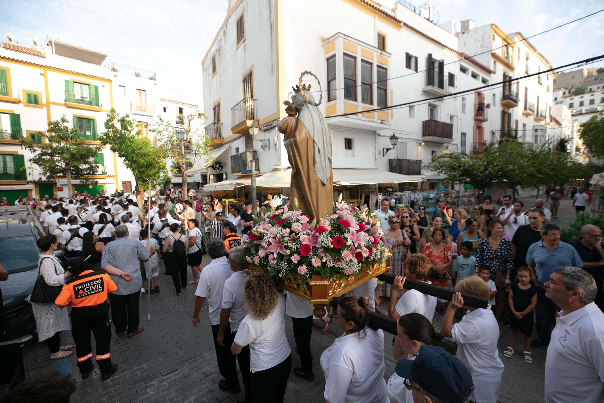Galería de imágenes de la procesión del Carmen en Ibiza