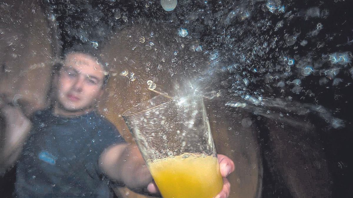 ESPICHA DE SIDRA EN EL LAGAR FONCUEVA