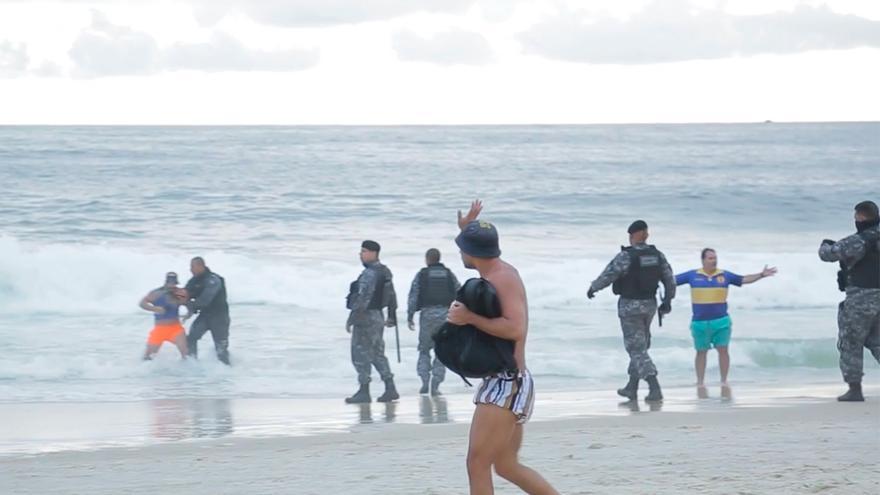 Graves incidentes en Río de Janeiro entre aficionados de Fluminense, de Boca y la policía