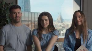 Roger Carandell, Juliana Canet y Marta Montaner