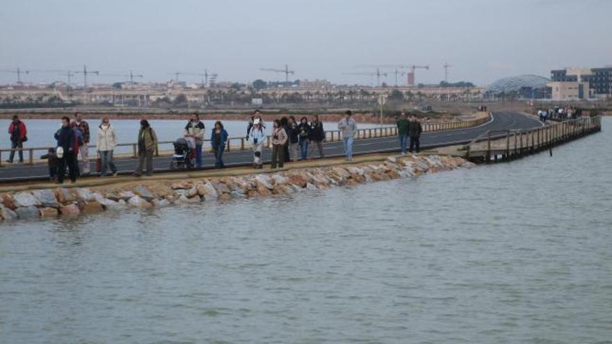 Proponen que el acceso norte de La Manga se haga peatonal