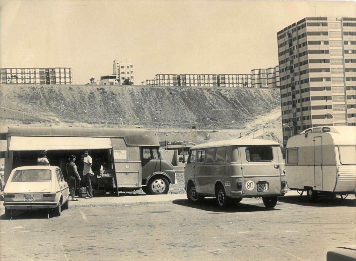 Polígono Cruz de Piedra en los años 70