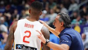 Lorenzo Brown, durante la final del Eurobasket