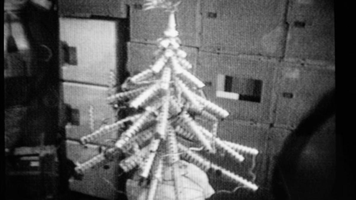 Primer árbol de Navidad en el espacio.