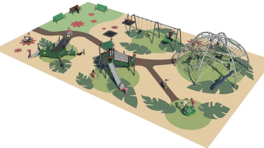 Presentan la renovación del parque infantil de Ca n&#039;Escandell