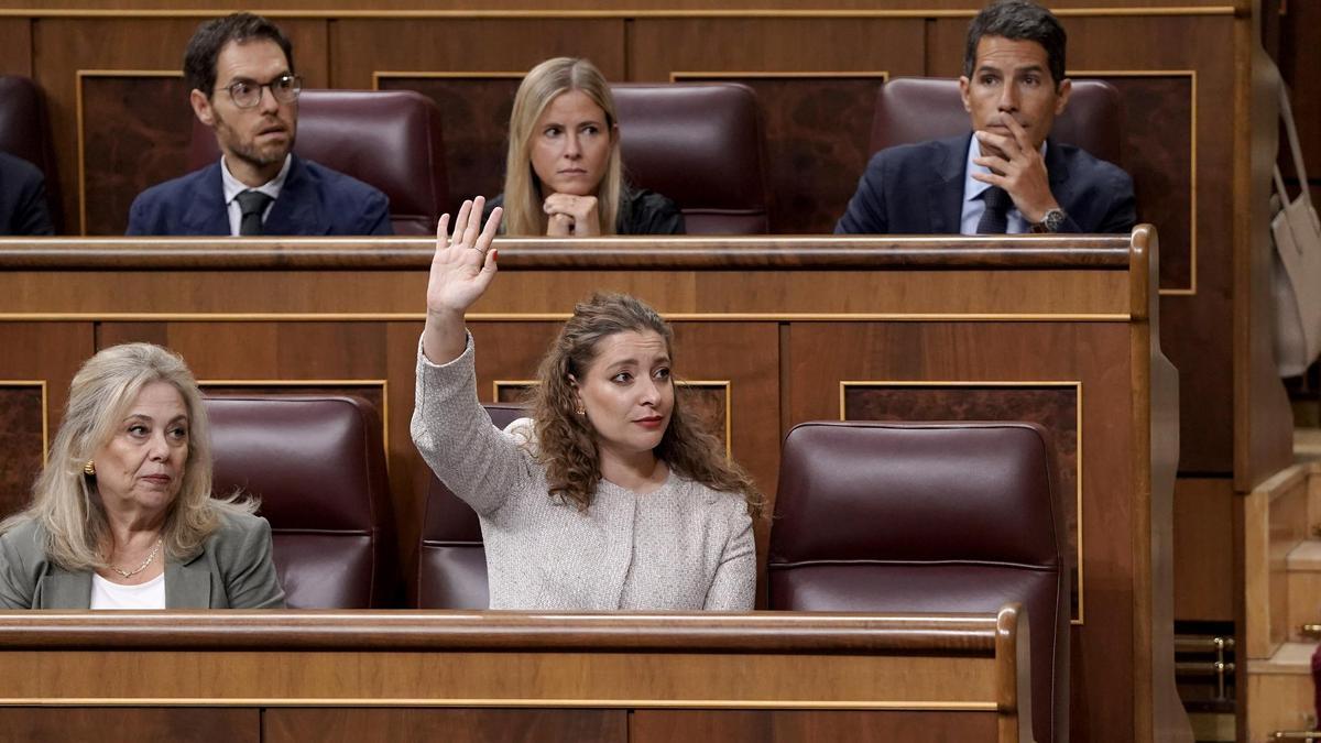 La portavoz del Grupo Parlamentario Popular en el Congreso, Ester Muñoz.